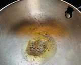 A picture of step 3 of Lentil DalSpinach.