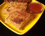 A picture of step 6 of Triangle Roti Pizza.