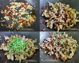 รูปขั้นตอนการทำที่ 2 ของ หมูคั่วผักชีพริกแห้ง