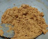 A picture of step 3 of Mohanthal (Traditional Indian Fudge).