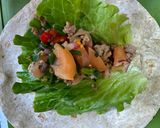 Foto langkah ke 4 dari resep Menu sehat Mexican Wraps.