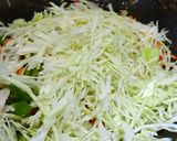 A picture of step 4 of Singaporian rice platter.