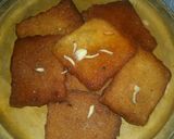 A picture of step 8 of Bread ki mithai.