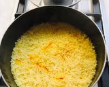 รูปขั้นตอนการทำที่ 3 ของ ข้าวอินเดียบาสมาติหุงใส่หญ้าฝรั่น(Basmati)