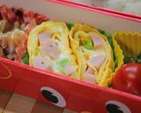 A picture of step 6 of Omelette with Spring Colours.
