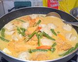 Foto langkah ke 3 dari resep Gulai Kacang Panjang + tahu bakso.