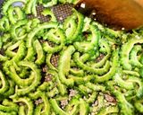 A picture of step 6 of Bitter Melon Namul.