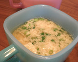 A picture of step 4 of Egg Soup with Tofu and Yamaimo.