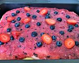 Puncsos-erdei gyümölcsös szelet recept fázis 1 fotója