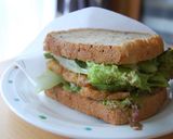 A picture of step 6 of Teriyaki Veggy Sandwich.