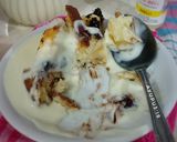 Foto langkah ke 14 dari resep ±📑 Bread pudding with vanilla sauce.
