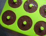 A picture of step 4 of Fluffy, Rich Baked Chocolate Donuts With Pancake Mix.