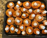 A picture of step 3 of Roasted Sweet Potatoes with Marshmallows and Walnuts.