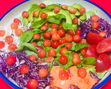 Foto del paso 1 de la receta: Ensalada  súper colorida de Verano con Cerezas y Vegetales !