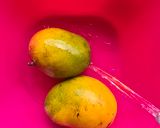 A picture of step 1 of Quick Mango and Avocado Salad.