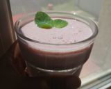 Banán eper mentával recept fázis 2 fotója