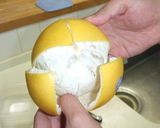A picture of step 2 of The Absolutely Best Way To Peel Grapefruit.