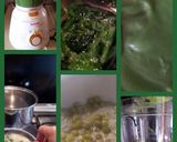 A picture of step 2 of AMIEs Green Spaghetti.