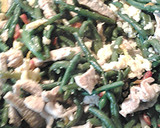 A picture of step 4 of Green bean pork stir fry.