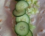 A picture of step 3 of Giant Breaded chicken Wrap & Salad. 💜.