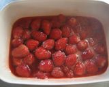 A picture of step 3 of Preserve Small Strawberries in Strawberry Preserve and Syrup.