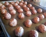 A picture of step 3 of Sausage Balls.