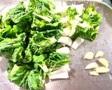 牛奶白菜炒牛五花的食譜步驟1照片