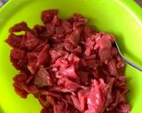 Foto del paso 1 de la receta: Carne Mongoliana