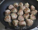 A picture of step 6 of Meatballs for Bentos.