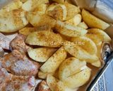 Une image de l'étape 1 de Ailerons et pommes de terre rôtis 🍴.