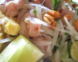 A picture of step 4 of Peruvian Cuisine -- Ceviche.