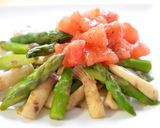 A picture of step 7 of Easy Italian Dish with Asparagus and King Oyster Mushrooms.