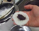 A picture of step 12 of Ohagi with Adzuki Beans and Kinako Powder.