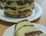 A picture of step 10 of Marbled Chiffon Cake Cocoa Chiffon.