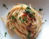 Foto del passaggio 2 della ricetta #620 Spaghetti con alici e 'nduja 🍝🐟🌶️