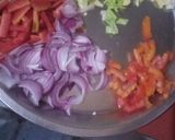 A picture of step 2 of Veg noodles.