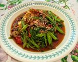 Gambar langkah 6 resipi 👩🍳Cah Kangkung.
