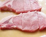 A picture of step 2 of Miso-Marinated Pork for Bento.