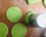 Hình bước làm 3 của món Bánh bao chay lá dứa