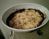 A picture of step 3 of Dauphinoise Potatoes.