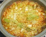 A picture of step 8 of Delicious Mild Miso Kimchi Hot Pot.