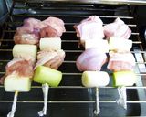 A picture of step 6 of Salt-Seasoned Yakitori on a Grill.