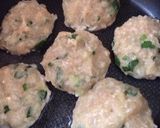 A picture of step 5 of Chicken Tsukune Dumplings.