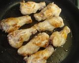 A picture of step 6 of Flavorful Teriyaki Chicken Drumettes In a Frying Pan.