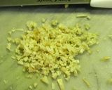 A picture of step 1 of Soft Simmered Ground Chicken, Atsuage, and Eggplants.