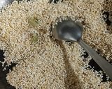 A picture of step 2 of Rajgira halwa.