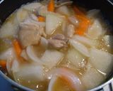 A picture of step 6 of Simmered Winter Melon and Chicken in Soup with Two Kinds of Dashi Stock.