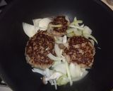 A picture of step 4 of Extremely Easy! Hamburger Steaks Simmered in Ketchup Sauce.