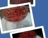 A picture of step 5 of Ladybirds Pomegranate Pouched Pears and Apples with Pomegranate Sparkling ..