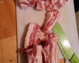 A picture of step 1 of White beans and pork.